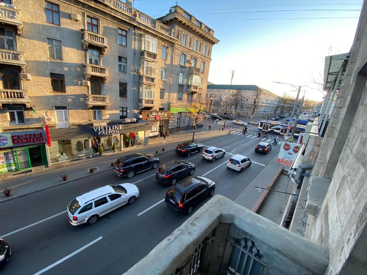 Stefan Cel Mare Boulevard Ultracentral Apartments In The Center تشيسيناو المظهر الخارجي الصورة